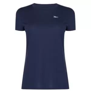 Reebok Run T Shirt Womens - Blue