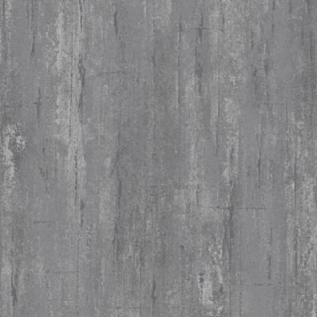 Grandeco Cave Distressed Plaster Blown Vinyl Textured Wallpaper, Charcoal Grey