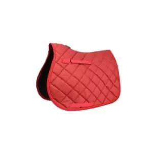 HY Equestrian Equestrian Glitzy HyWither Saddle Pad - Red