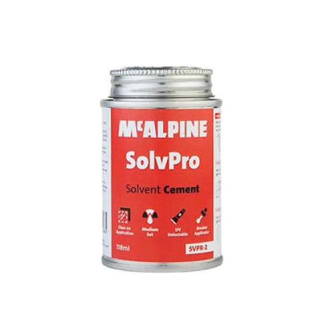 Mcalpine Solvpro Solvent Cement (118 Ml)