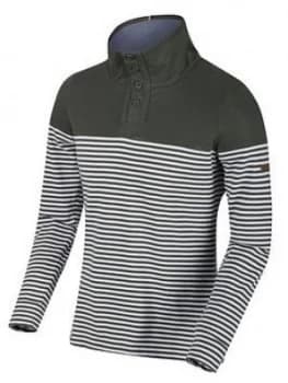 Regatta Regatta Camiola Top, Khaki Stripe, Size 10, Women