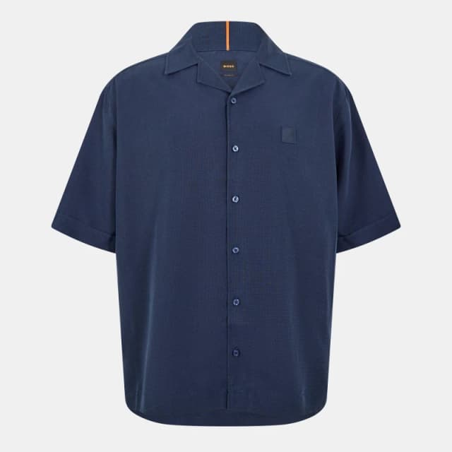 Boss Mens Long Sleeve Oxford Shirt Oxford Shirt - Long Sleeve S Blue 55253018350