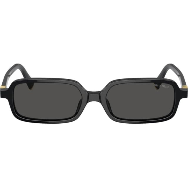 Miu Miu Rectangle Sunglasses Black female One Size