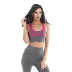 Golds Gym Seamless Sports Bra Ladies - Grey