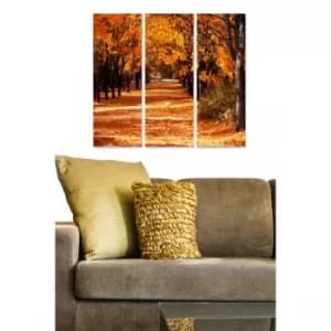 MDF300990296 Multicolor Decorative MDF Painting (3 Pieces)