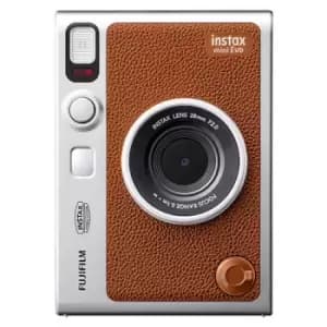 instax mini Evo Instant Camera in Brown