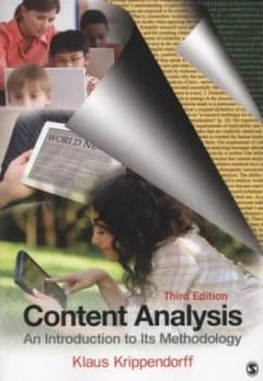 Content Analysis by Klaus Krippendorff Book