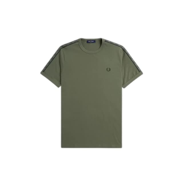 Fred Perry T-Shirt Fred Perry Contrast Tape Gris Male S