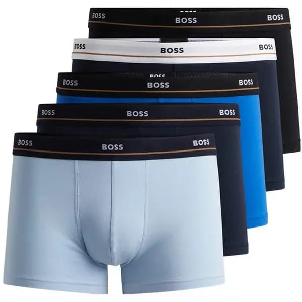 Boss HBW EssntlTrunk5pk Sn43 Trunks Small Blue 43200218350