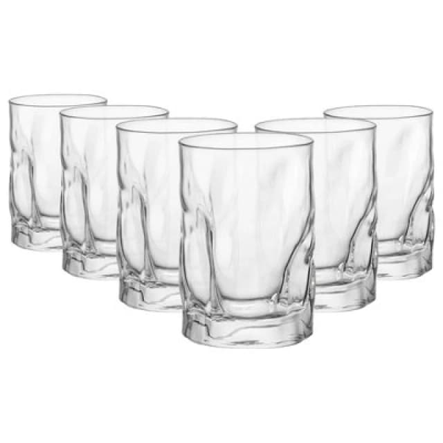 Bormioli Rocco Sorgente Water Glasses - 300ml - Pack of 6 Clear unisex