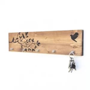 LAZ047 Multicolor Decorative Wooden Wall Accessory