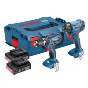 Bosch Cordless Twin Pack 18V 2 x 3.0Ah Li-Ion