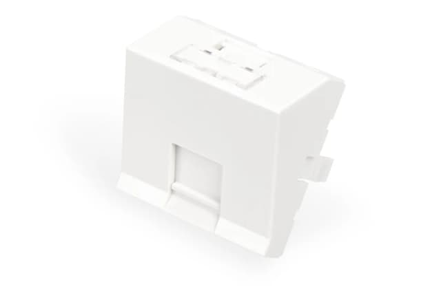 Digitus Face plate. 1 port. 45 x 45 mm. angled. for frame DN-93802-5-S