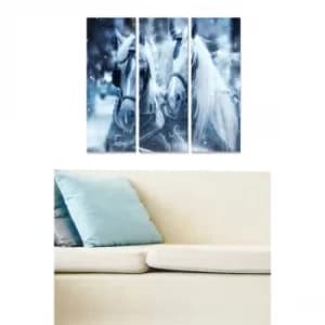 MDF2245815 Multicolor Decorative MDF Painting (3 Pieces)