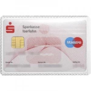 Durable Document sleeve 2136 Film 86 x 54mm (W x H) Transparent 213619