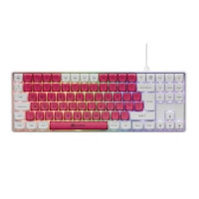 Gamiac TKL90G Gaming Keyboard Kailh Red - White/Red (UK)