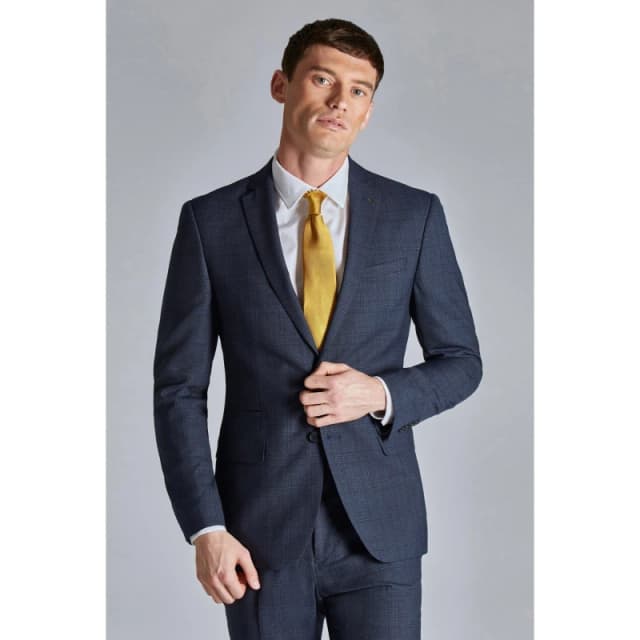 Ted Baker Ara Slim Fit Check Suit Jacket - Blue Blue M