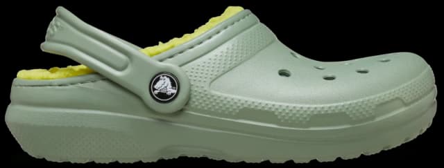 Crocs Kids Classic Lined Clogs Moss C12