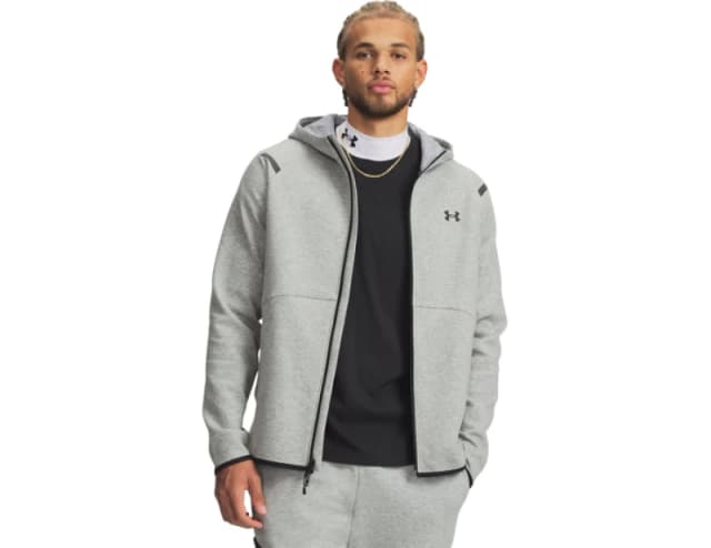 Under Armour Unstoppable Flc Eu Hooded Jacket Grey C011 M