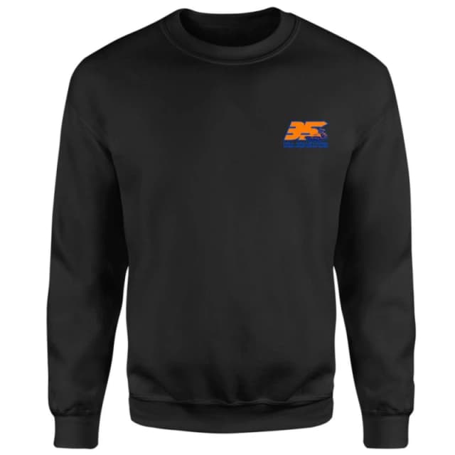 Back To The Future 35 Hill Valley Front Sweatshirt - Black - M