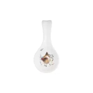 Price & Kensington Country Hens Spoon Rest, White
