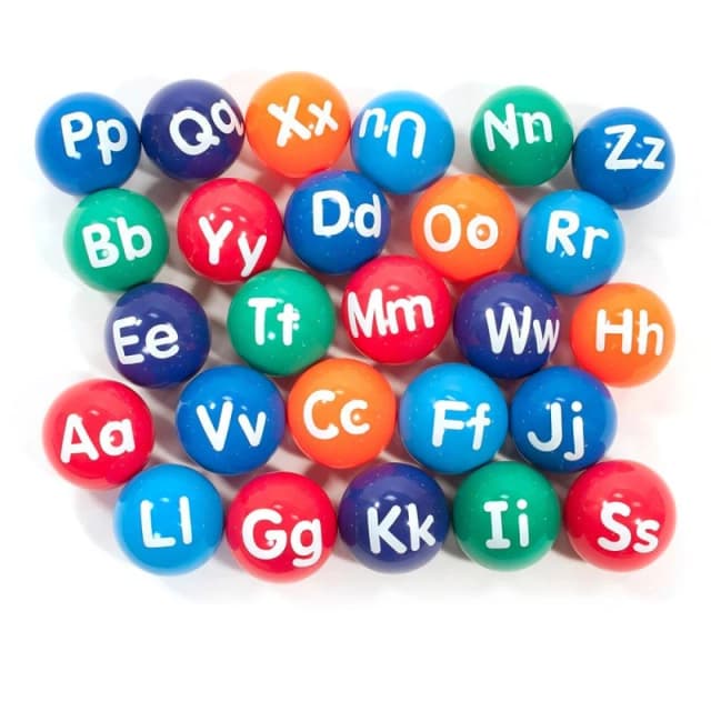 Primo First-play Alphabet Vinyl Playballs (Set of 26) Neutral unisex One Size