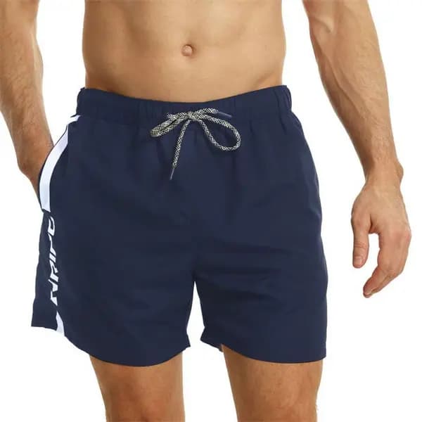 Ript Essentials Verticle Stripe Swimming Trunks Mens - Blue XL