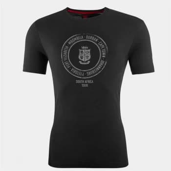 Canterbury British and Irish Lions Graphic T Shirt Mens - Black