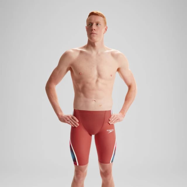 Speedo Mens Intent Jam Jammers Jammers 28 Red 35307508280