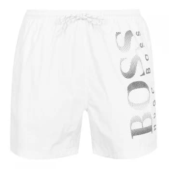 Hugo Boss Octopus Logo Swim Shorts White Size L Men