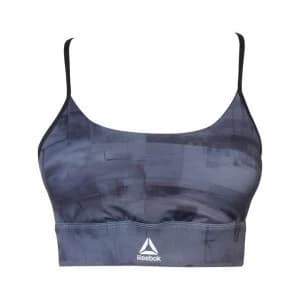 Reebok MYT All Over Print Sports Bra Ladies - Black