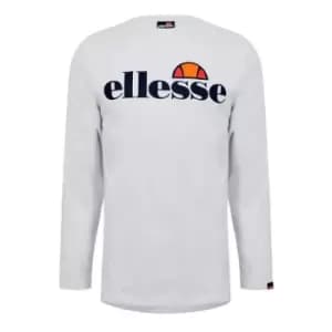 Ellesse Grazie Long Sleeve T Shirt - White