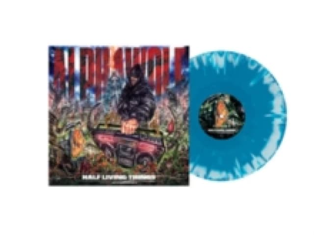 Alpha Wolf Half Living Things - Light Blue & Dark Blue Corona Vinyl - Sealed 2024 UK vinyl LP 7207-1