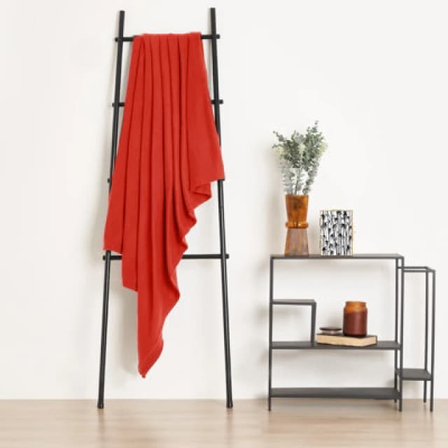 OHS OHS Wholesale 10 Pack Plain Fleece Blanket Sofa Throw Joblot in Light Red Size: 120cm x 150cm Light Red 120cm x 150cm Unisex 5027434089642