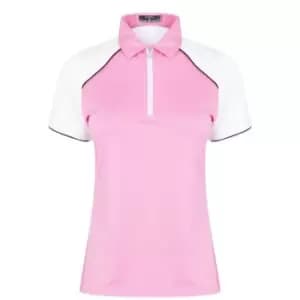 Callaway quarter Zip Blouse Ladies - Pink