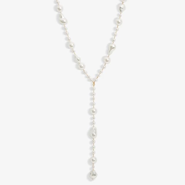 Jon Richard Gold Plated Baroque Y Drop Necklace Jewellery Sets One Size Gold 72206710000