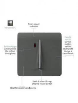 Trendiswitch 45A Switch With Neon Charcoal