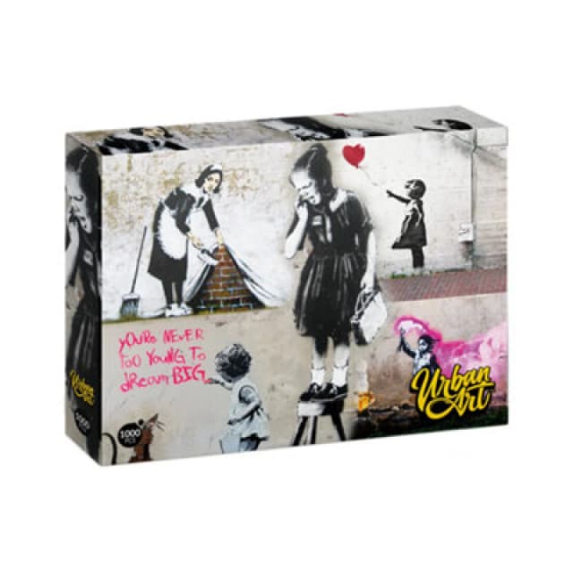 Paul Lamond Games Urban Art: Banksy - Girl On A Stool - Brand New And Sealed