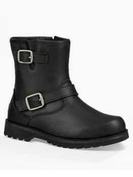 UGG Girls Harwell Toddler Boot - Black, Size 6 Younger
