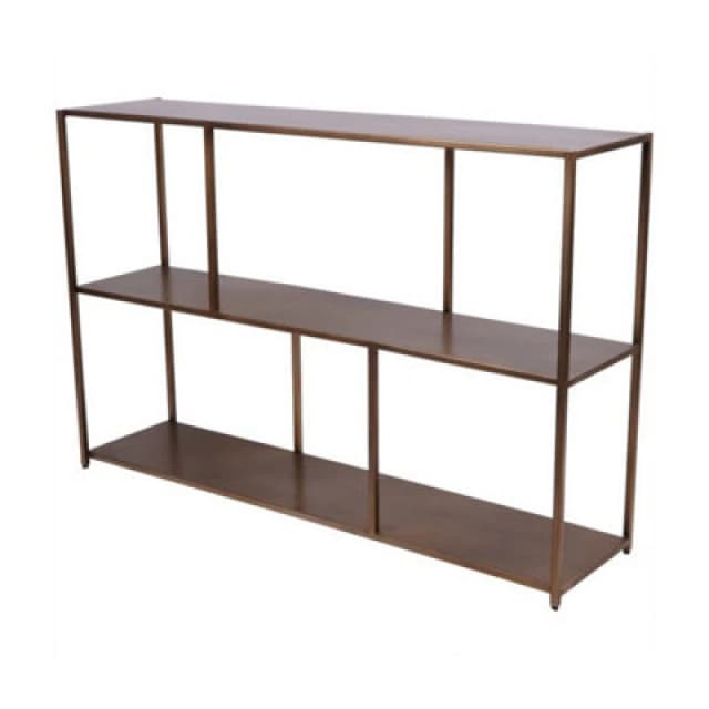 Buttercup Farm Brooks Console Table Brushed Champagne - Iron - L30.5 X W122 X H80.7cm - Brushed Satin