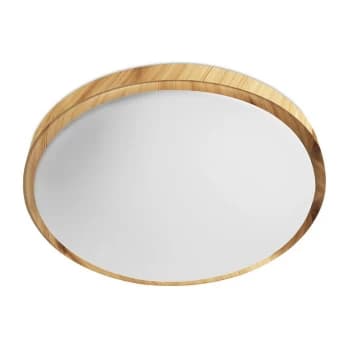 Forlight Tempo 410mm - Flush Ceiling Fixture Imitation Wood IP44 LED 22.8W 3000K 1821lm