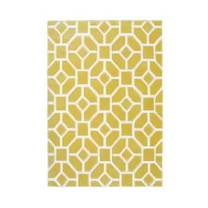 Homemaker Daytona Rug Geo Ochre 080X150Cm