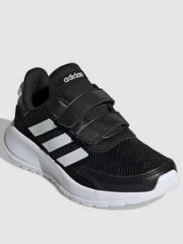 adidas Tensaur Run Childrens Trainers - Black/White, Size 1