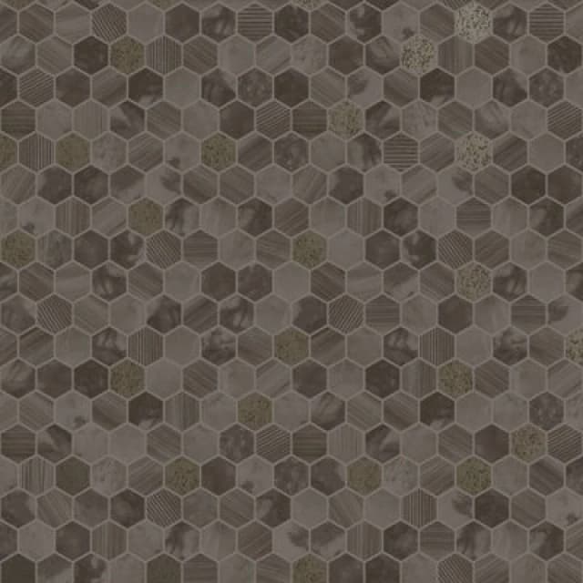 Holden Decor Hexara Tile Wallpaper Bronze Holden 89402