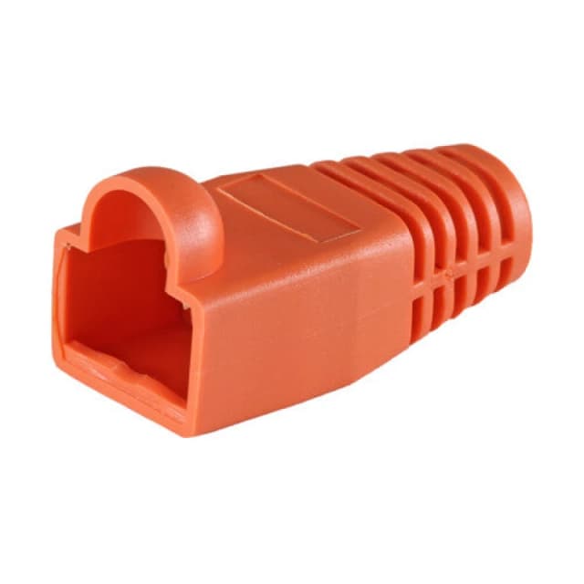 Cablenet Cablenet RJ45 Cat6a Boot Orange 6.5mm 22-2085