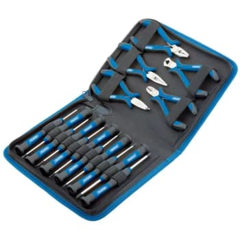 48958 Precision Pliers and Screwdriver Set (16 Piece) - Draper
