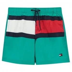 Tommy Hilfiger Tommy Bodywear Flag Swim Shorts - Calypso L54