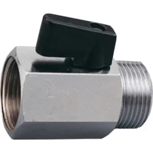 1/8" NPT Metal Inlet Valve 1/4" Bore