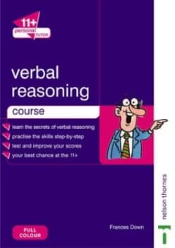 11+ Personal Tutor Verbal Reasoning Course by Frances down Paperback