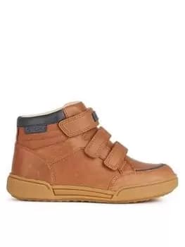 Geox Poseido Strap Boot, Brown, Size 13 Younger